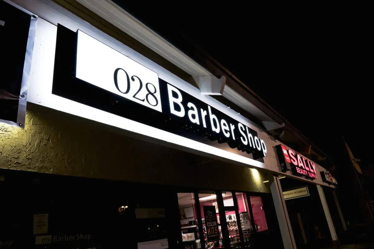 Barber Signs customer work by Tennessee Sign Company