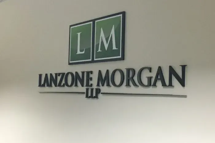 Lawyer Signs customer work by Tennessee Sign Company
