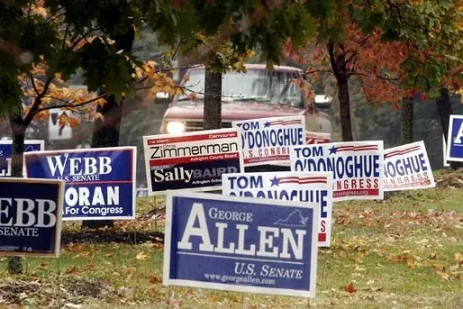 Political Signs customer work by Tennessee Sign Company