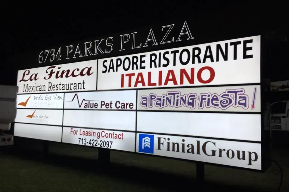 Tenant Signs customer work by Tennessee Sign Company